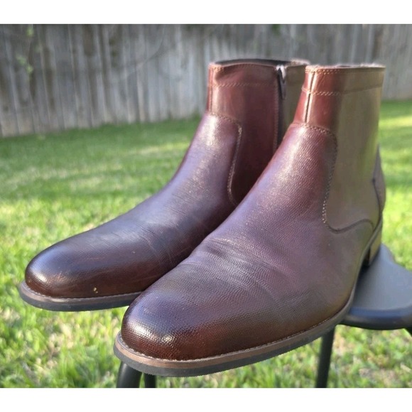 La Milano Other - La Milano Leather Men's Dressy Ankle Boots - Cognac - Size 13 NEW W/O BOX